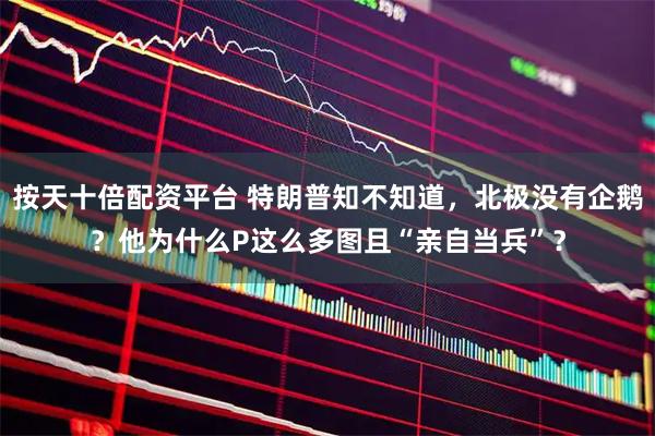 按天十倍配资平台 特朗普知不知道，北极没有企鹅？他为什么P这么多图且“亲自当兵”？